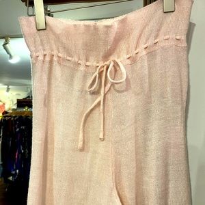 Danskin ballerina pink warmup pants L